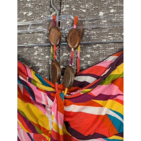 Vintage Y2K‎ Xhilaration Multicolor Strapless Tie Back Dress Women's Small - Picture 2 of 8